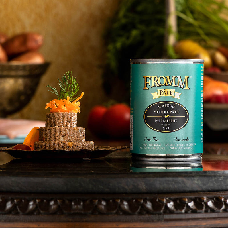 Fromm Grain-Free Seafood Medley Pate Dog Cans