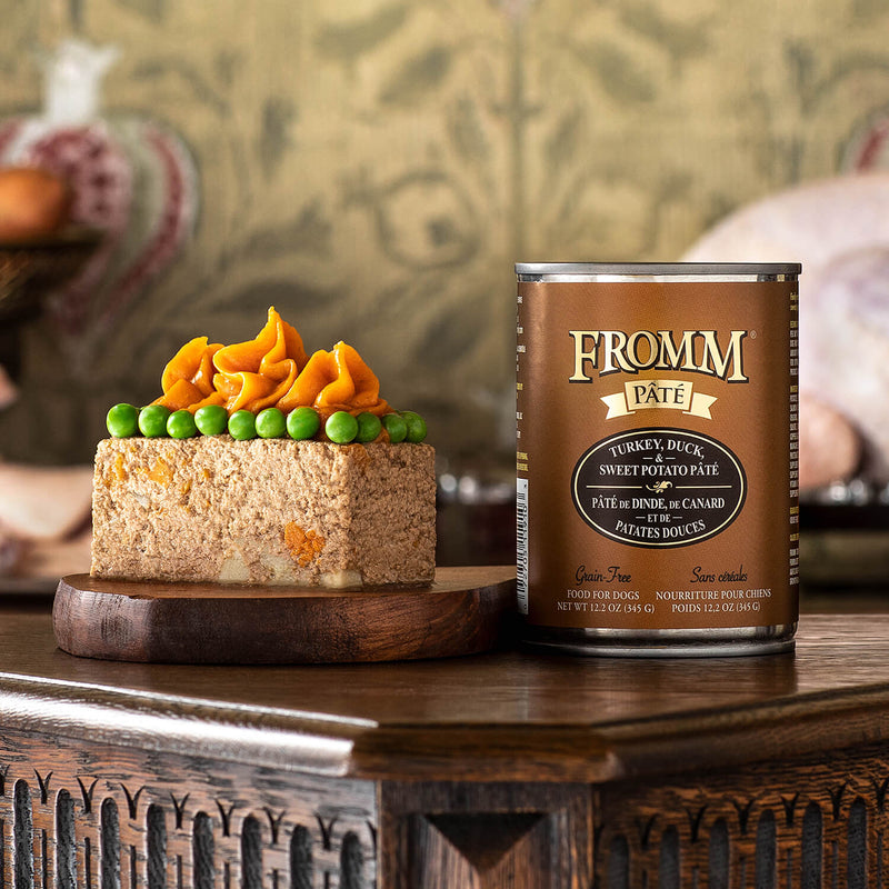 Fromm Grain-Free Turkey, Duck & Sweet Potato Pate Dog Cans