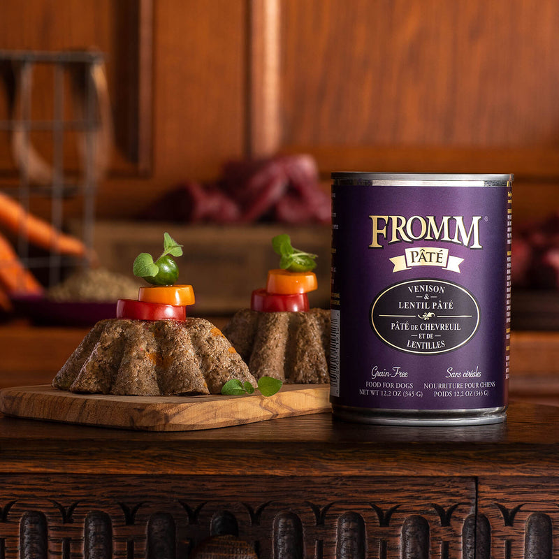 Fromm Grain-Free Venison & Lentil Pate Dog Cans