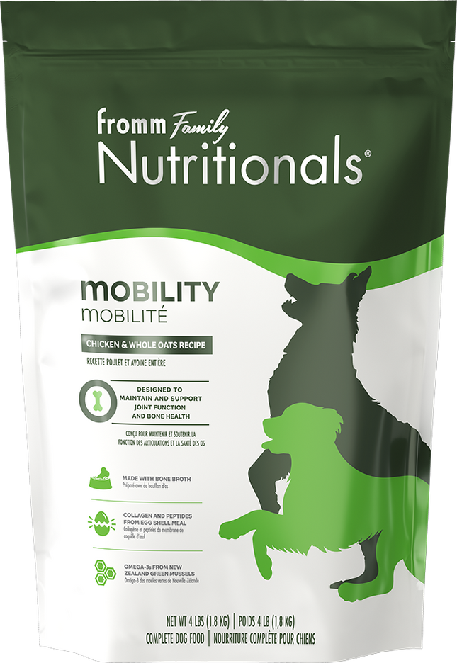 Fromm Nutritionals Mobility Chicken Recipe dry dog food - formulated to support healthy hips and joints