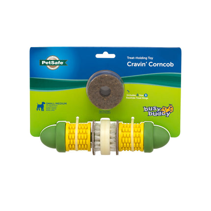 PetSafe Busy Buddy Cravin' Corncob Treat Holding Dog Toy