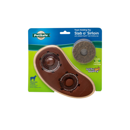 PetSafe Busy Buddy Slab O' Sirloin Treat Holding Dog Toy