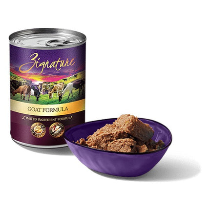 ZIGNATURE GOAT GRAIN FREE LIMITED INGREDIENT DOG FOOD CANS 12OZ (12 COUNT)