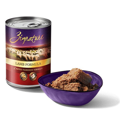 ZIGNATURE LAMB GRAIN FREE LIMITED INGREDIENT DOG FOOD CANS 12OZ (12 COUNT)