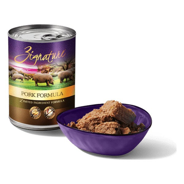 ZIGNATURE PORK GRAIN FREE LIMITED INGREDIENT DOG FOOD CANS 12OZ (12 COUNT)