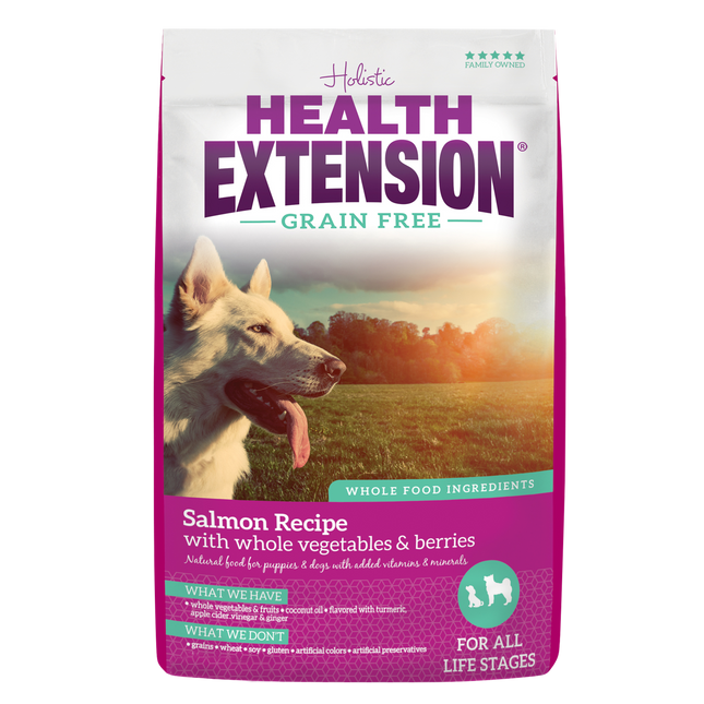 Health Extension Grain Free Salmon Recipe Dog Food