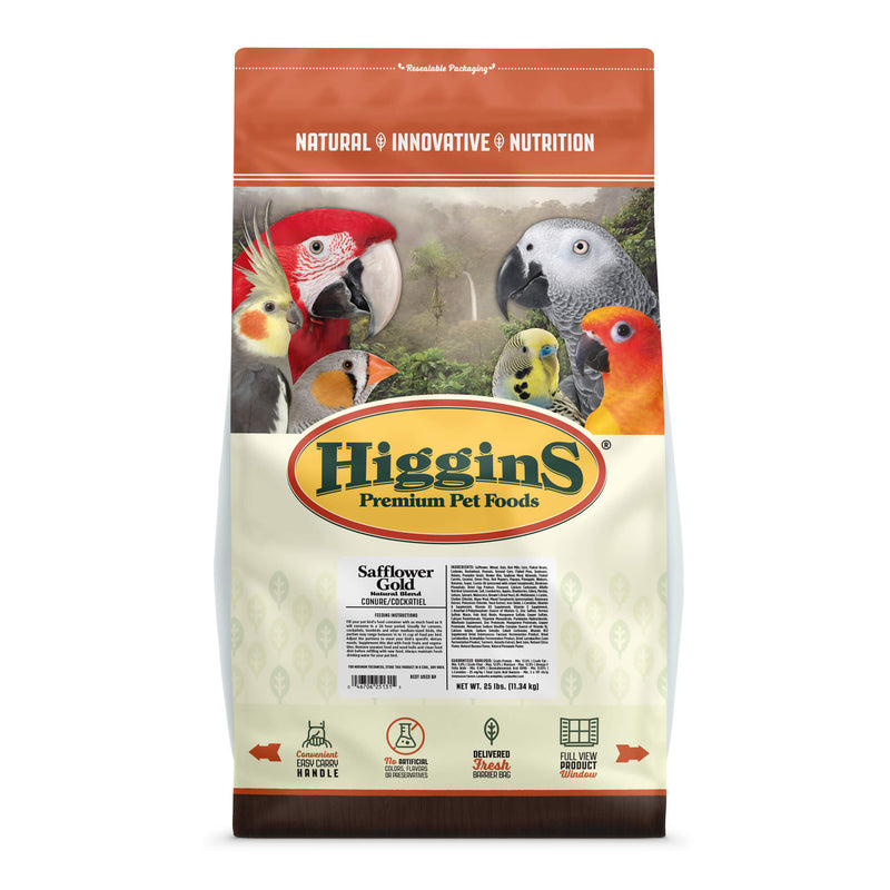 Higgins Bird Food Safflower Gold Conure/Cockatiel