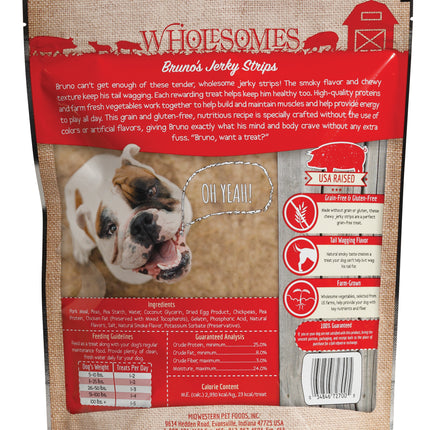Wholesomes Bruno's Jerky Strips Grain Free Dog Treat 25oz