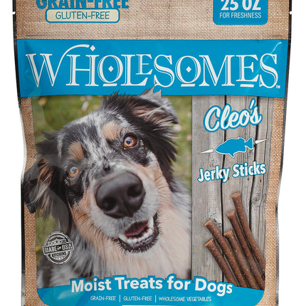 Wholesomes Cleo's Jerky Stricks Grain Free Dog Treat 25oz