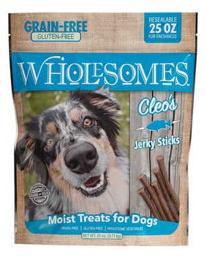 Wholesomes Cleo's Jerky Stricks Grain Free Dog Treat 25oz