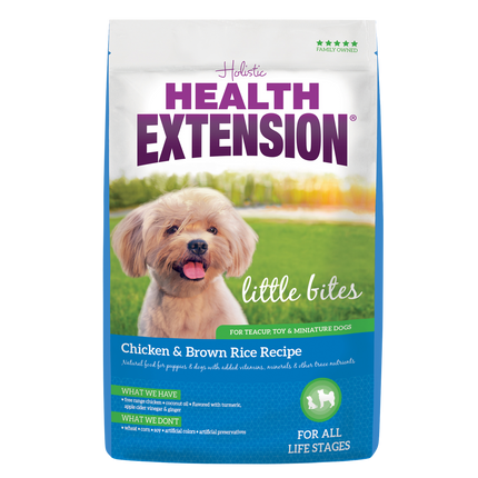 Health Extension Little Bites Chicken & Brown Rice Recipe Dog Food