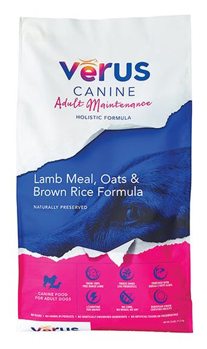 Verus Adult Maintenance - Lamb Meal, Oats & Brown Rice Formula