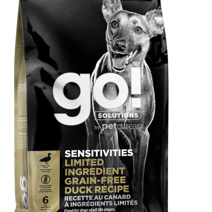 Go! Solutions Sensitivities Limited Ingredient Grain Free Duck Recipe for Dogs