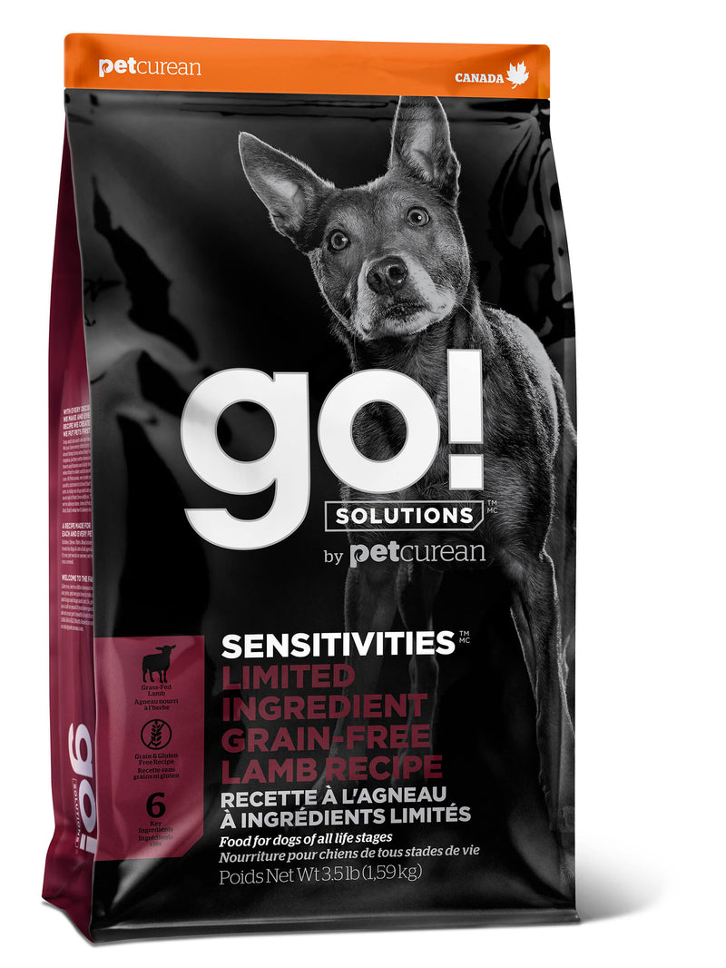 Go! Solutions Sensitivities Limited Ingredient Grain Free Lamb Recipe for Dogs