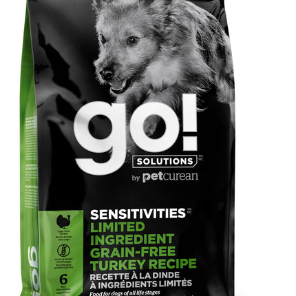 Go! Solutions Sensitivities Limited Ingredient Grain Free Turkey Recipe for Dogs