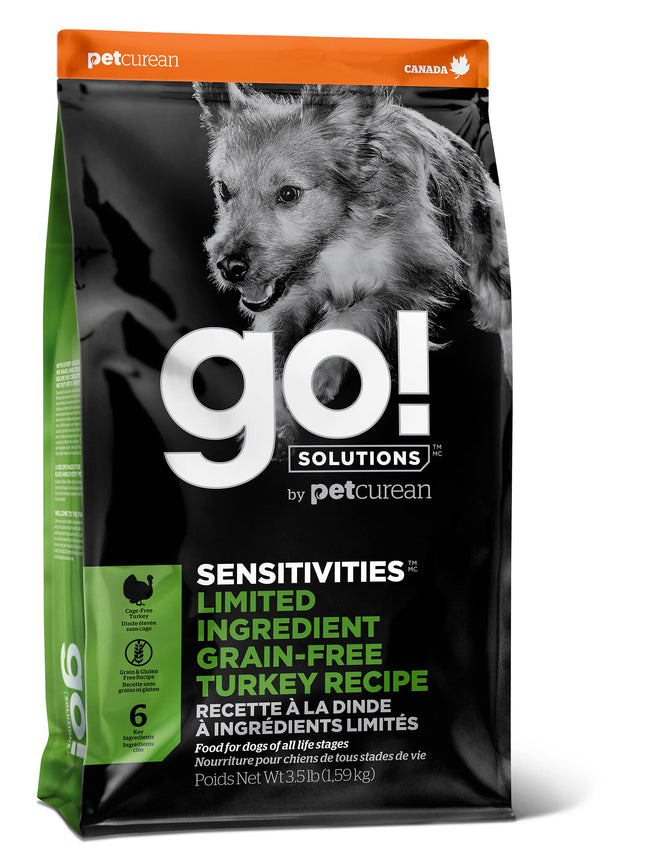 Go! Solutions Sensitivities Limited Ingredient Grain Free Turkey Recipe for Dogs