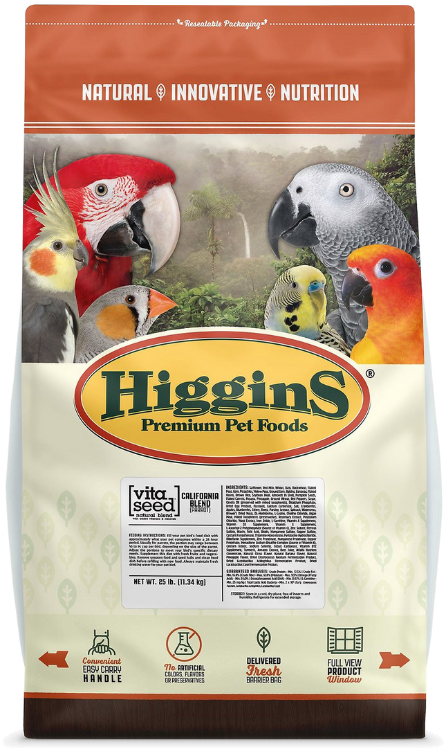 Higgins Bird Food California Blend