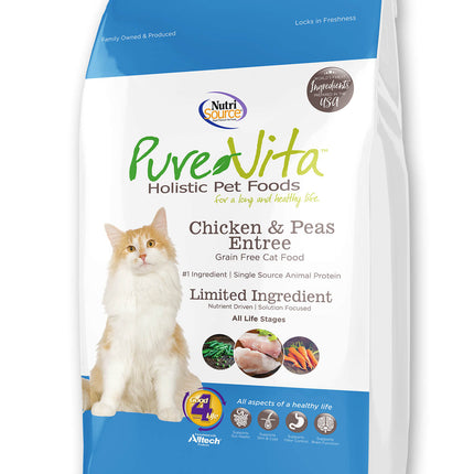 Pure Vita Grain Free Chicken & Peas Cat Food