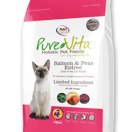Pure Vita Salmon & Peas Cat Food