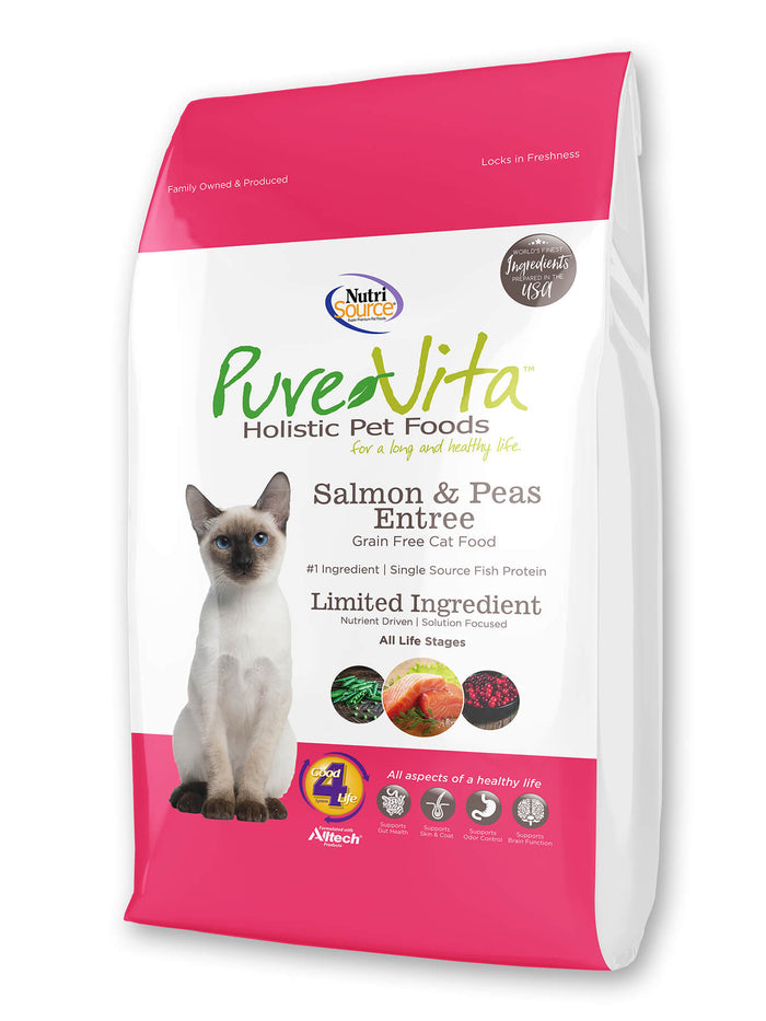 Pure Vita Salmon & Peas Cat Food