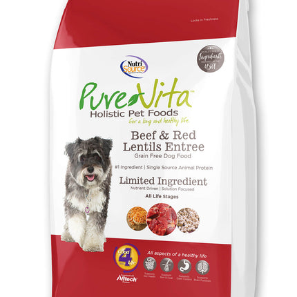 Pure Vita Beef & Red Lentils Dog Food