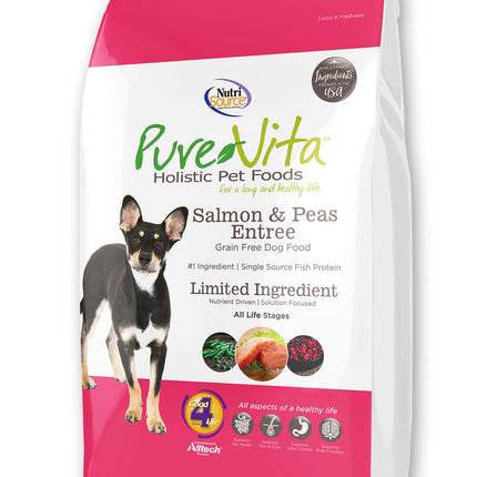 Pure Vita Salmon & Peas Grain Free Dog Food
