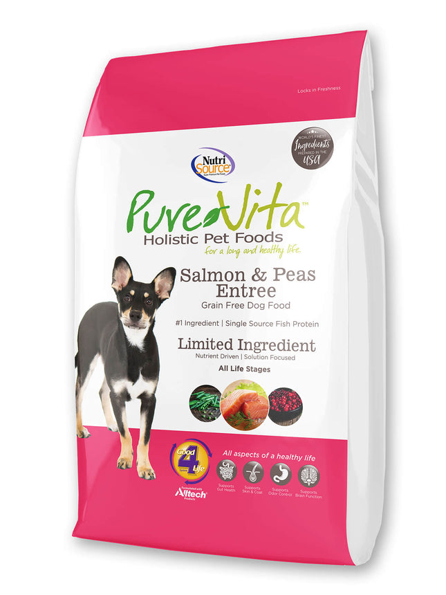 Pure Vita Salmon & Peas Grain Free Dog Food