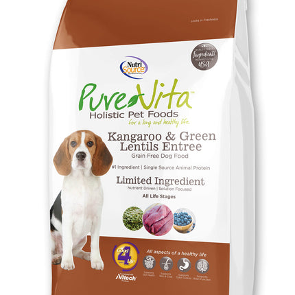 Pure Vita Kangaroo and Green Lentils Dog Food