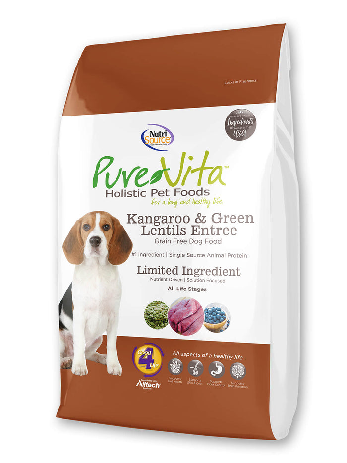 Pure Vita Kangaroo and Green Lentils Dog Food