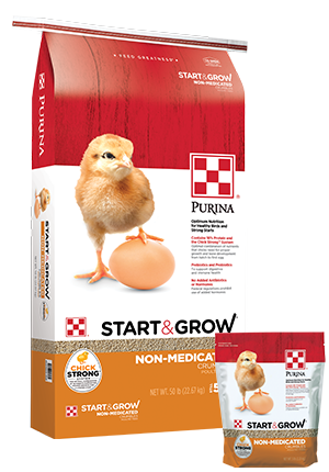 Purina® Start & Grow Chicken Feed Non-Medicated