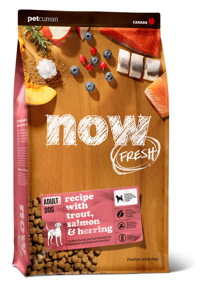 NOW FRESH Grain Free Recipe With Trout, Salmon & Herring