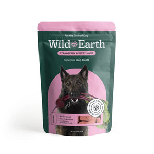 Wild Earth Strawberry & Beet Superfood Dog Treats