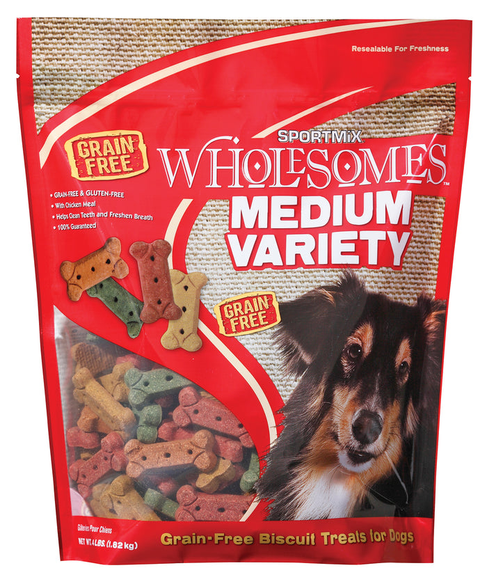 Wholesomes Variety Biscuit Grain Free Dog Treats