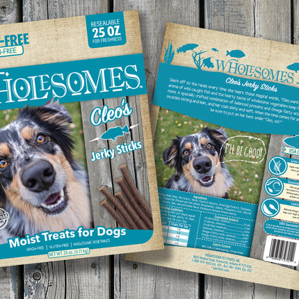 Wholesomes Cleo's Jerky Stricks Grain Free Dog Treat 25oz