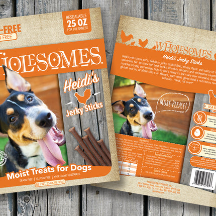 Wholesomes Heidi's Jerky Grain Free Dog Treat 25oz