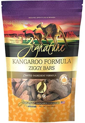 ZIGGY BARS DOG BISCUIT KANGAROO FORMULA TREATS 12OZ