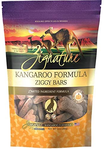 ZIGGY BARS DOG BISCUIT KANGAROO FORMULA TREATS 12OZ