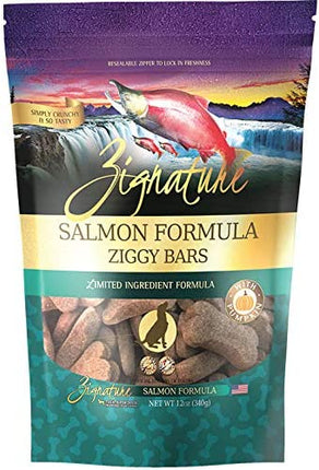 ZIGGY BARS DOG BISCUIT SALMON FORMULA TREATS 12OZ