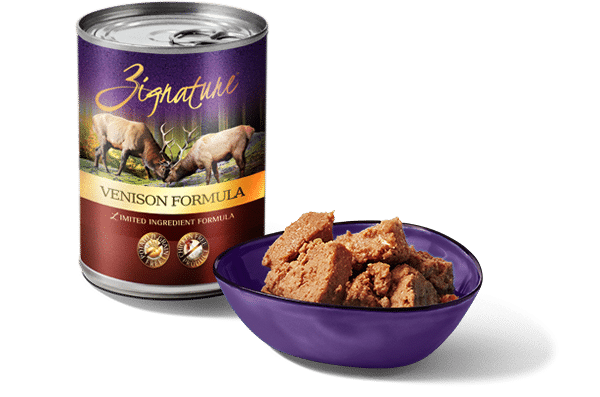 ZIGNATURE VENISON GRAIN FREE LIMITED INGREDIENT DOG FOOD CANS 12OZ (12 COUNT)