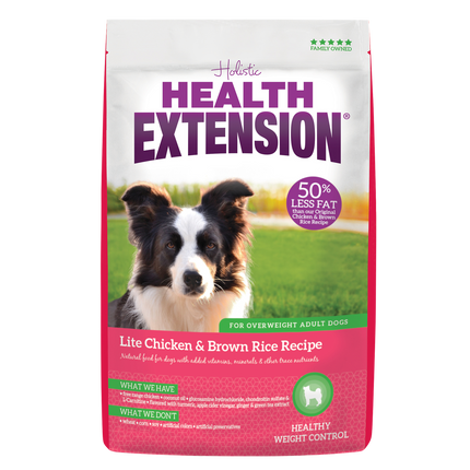 Health Extension Lite Chicken & Brown Rice Recipe Dog Food