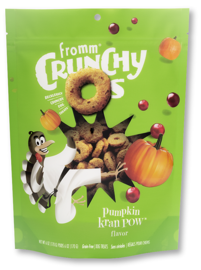 Fromm Family Crunchy O's Pumpkin Kran Pow Dog Treats