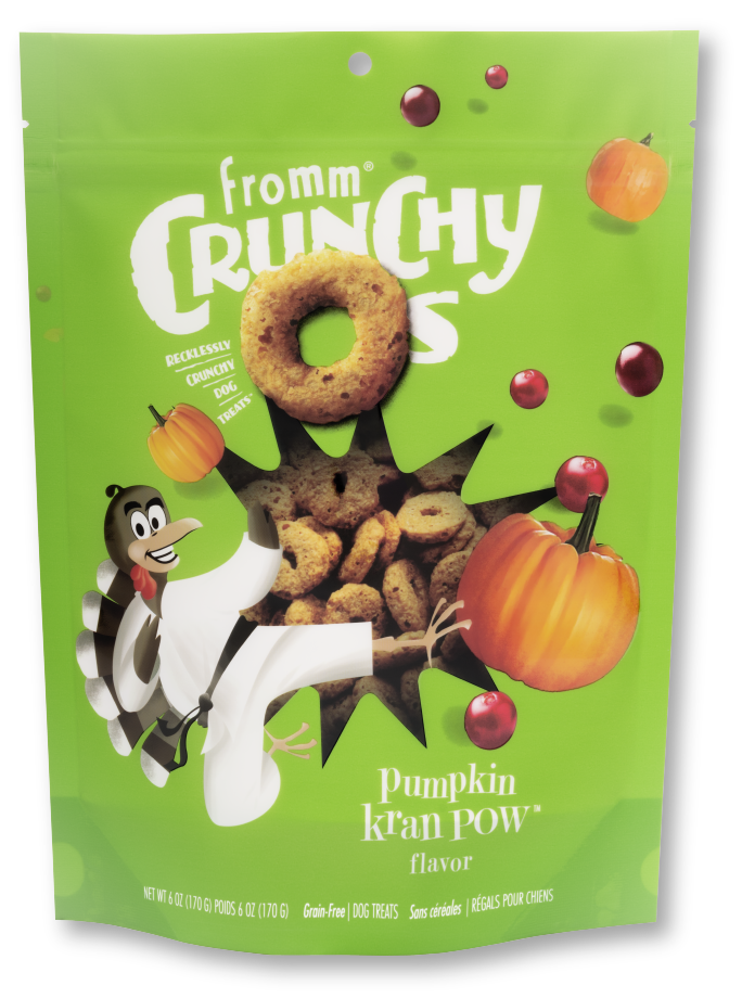 Fromm Family Crunchy O's Pumpkin Kran Pow Dog Treats