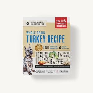 Honest Kitchen Dehydrated Whole Grain Turkey  Recipe
