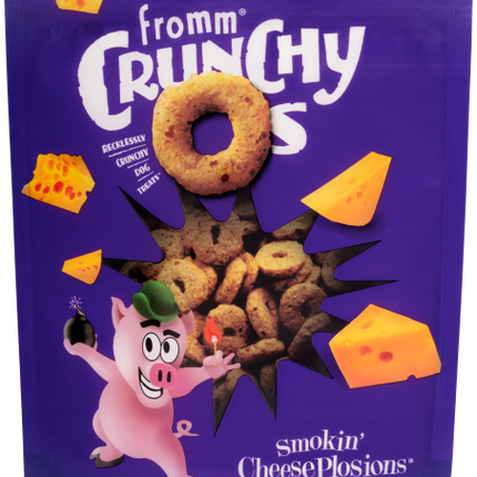 Fromm Family Crunchy O's Smokin' Cheeseplosions Dog Treats
