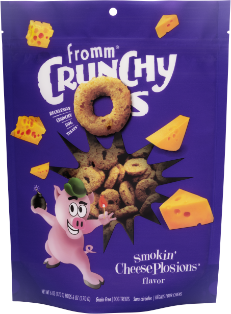 Fromm Family Crunchy O's Smokin' Cheeseplosions Dog Treats