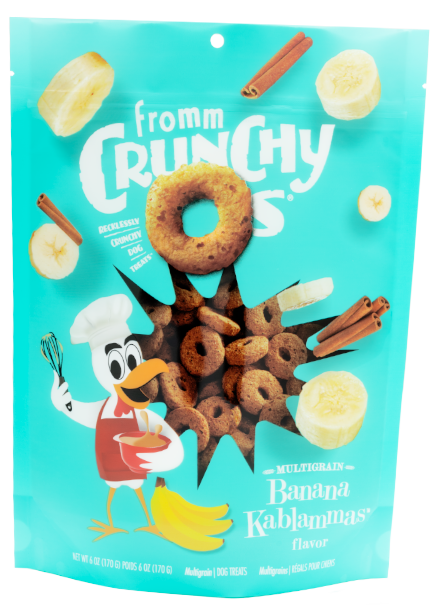 Fromm Family Crunchy O's Banana Kablammas Dog Treats