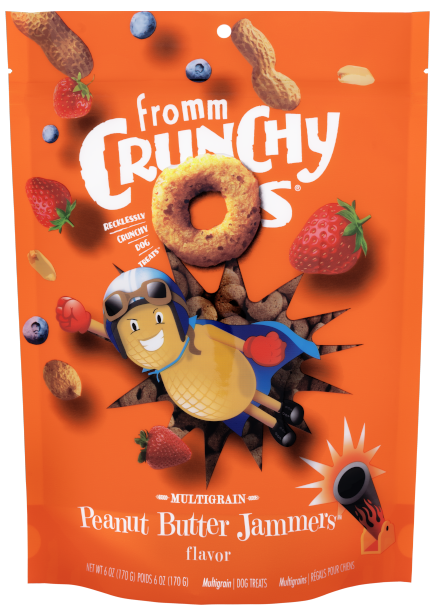 Fromm Family Crunchy O's Peanut Butter Jammers Dog Treats