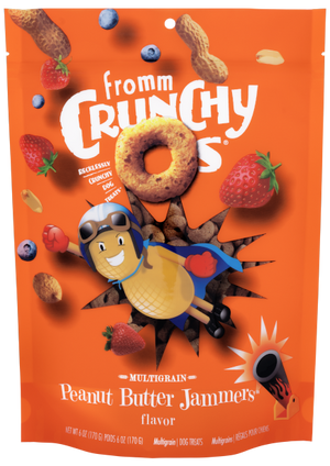 Fromm Family Crunchy O's Peanut Butter Jammers Dog Treats