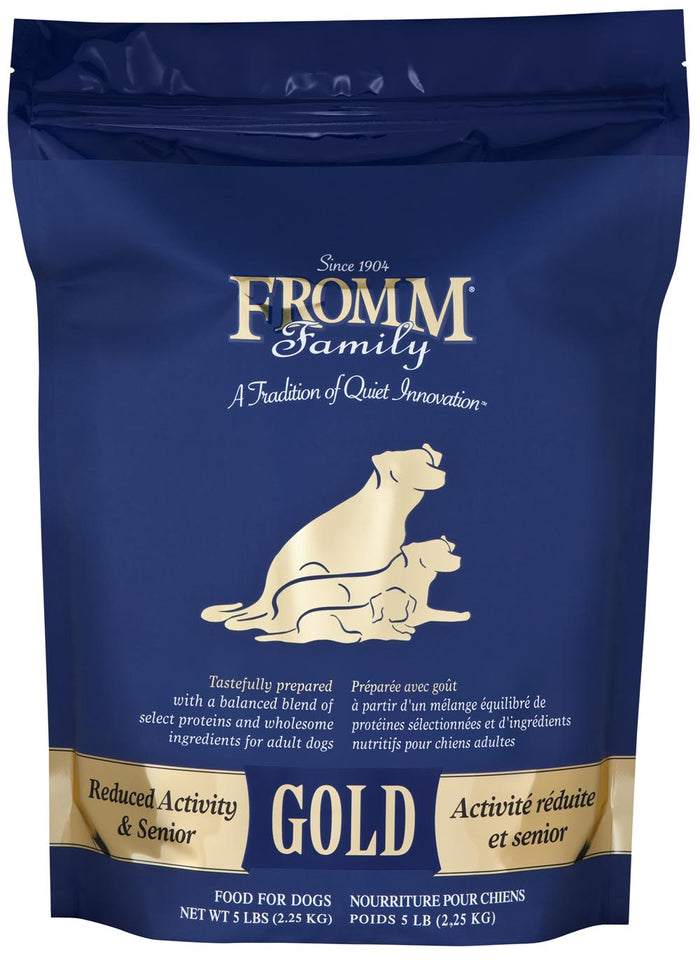 Fromm Family Reduced Activity & Senior Gold Food for Dogs