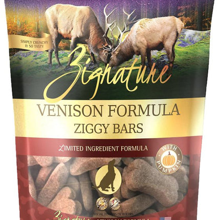 ZIGGY BARS DOG BISCUIT VENISON FORMULA TREATS 12OZ